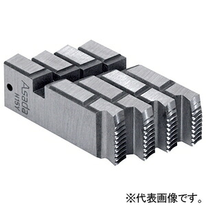 アサダ 電線管ねじチェーザ ねじ切機用 ミニコン104用 サイズPF3 1/2''~4'' 背幅20mm 89145|電材堂