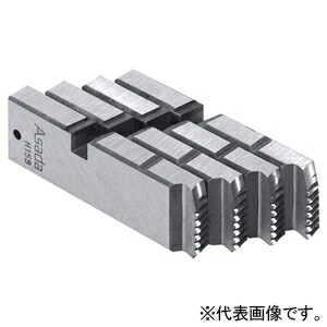 アサダ ボルトねじチェーザ ねじ切機用 ウィット左用 鋼棒用 サイズWL1'' 背幅20mm 89091