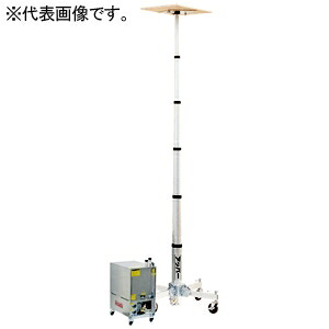 アサダ 可搬式リフト ≪水圧アッパーA40≫ 水圧式 ポンプユニット駆動方式 最大積載荷量160kg ストッパ付キャスター付 UA400