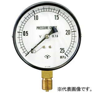 アサダ φ100mm圧力計 圧力表示4.0MPa グリセリン入 接続サイズ3/8'' EP384