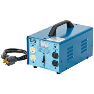 アサダ ダウントランス 容量3KVA(出力最大30A) ES046