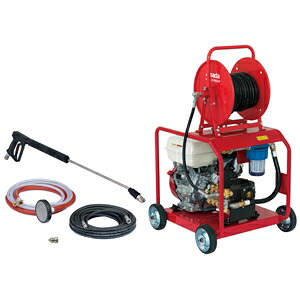 アサダ 高圧洗浄機21/90GP 洗管タイプ エンジン式 自吸式 吐出量21.0L/min 圧力8.8MPa(90kgf/㎠) HD2109P2