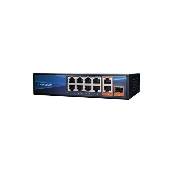 お母さん物の具 8chPoEスイッチングこしき MT-POE08A