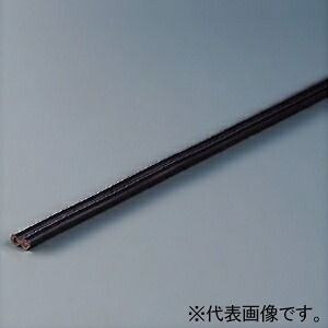 オーナンバ ビニル平形コード 2心 1.25㎟ 300V以下 100m巻 白 VFF1.25SQ×100mシロ