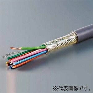 オーナンバ 多心編組シールド付き計装用ケーブル 極細タイプ 5心 1.25㎟ 100V未満 100m巻 ONB5C×1.25SQ×100m