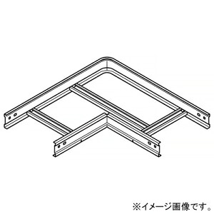 ネグロス電工 内・外直角L形分岐ラック SRタイプ BLC方式 組立式 幅300mm 高耐食性めっき鋼板製 SD-SRLAC30|電材堂
