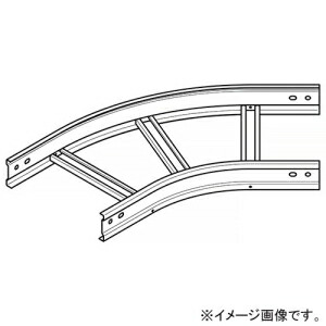 ネグロス電工 水平ベンドラック SRタイプ 角度45° BLC方式 幅600mm 溶融亜鉛めっき仕上げ Z-SRA645