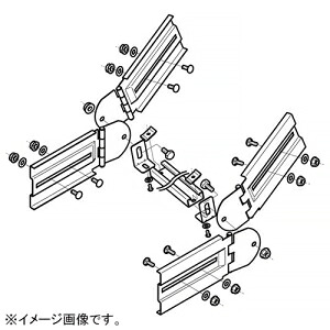 ネグロス電工 子桁付上下左右自在継ぎ金具 QRタイプ 適合ラック幅200～1000mm ステンレス製 S-QRB3｜電材堂 22,536円