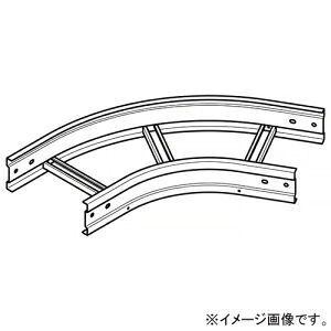 ネグロス電工 水平ベンドラック QRタイプ 角度60° BLC方式 幅400mm 溶融亜鉛めっき仕上げ Z-QRA460