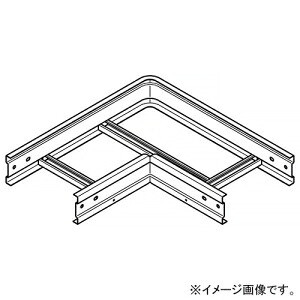 ネグロス電工 内・外直角L形分岐ラック QRタイプ BLC方式 幅1200mm 標準塗装仕様 QRLAC120G｜電材堂