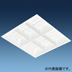 日立 一体形LEDベース器具 埋込形 埋込穴600mm角 スクエアタイプ ルーバ付 初期照度補正・連続調光兼用形 TLE324AW-JZ14A