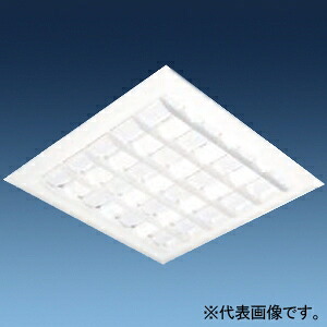 日立 一体形LEDベース器具 直付・埋込兼用形 埋込穴690mm角 スクエアタイプ ルーバ付 初期照度補正・連続調光兼用形 NLE454AL-JZL14A 20,022円