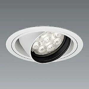遠藤照明 LEDユニバーサルダウンライト 1600TYPE CDM-TC35W器具相当 埋込穴φ100mm 広角配光 位相制御調光 ERD7304W+RX-407N