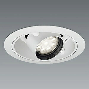 遠藤照明 LEDユニバーサルダウンライト 幅広枠タイプ 900TYPE 12Vφ50省電力ダイクロハロゲン球75W形50W器具相当 埋込穴φ150mm 中角配光 ERD7353W+RX-368NA