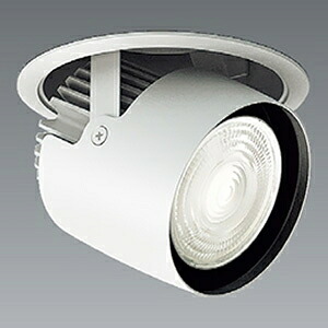 遠藤照明 LEDダウンスポットライト 2400TYPE CDM-T70W器具相当 埋込穴φ125mm 中角配光 非調光 ERD6748W+RX-358N