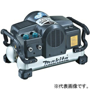 マキタ エアコンプレッサ 原則として圧専用(2口) 50サイクル用 貯蔵タンク静電容量11L   AC221N