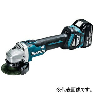 マキタ 100粍申し受ける式ディスクグラインダセット 横すべり取り替えっこ手合い 18V リチウムイオン6.0Ah 無線電話連絡相応う   GA412DRGX