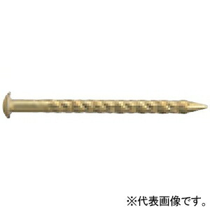 マキタ ポケットネイル 真鍮 内装外装用 真鍮スクリュ(丸頭) 長さ38mm 150本&times;10巻&times;5箱 F-40763｜電材堂