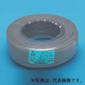 伸興電線 ビニルキャブタイヤ丸形コード 0.5㎟ 4心 100m巻 灰色 VCTF0.5SQ&times;4C&times;100mハイ｜電材堂