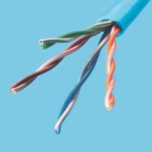 伸興電線 LAN用メタルケーブル Cat5e 耐燃性ポリエチレンシース 300m巻 緑 EM-SKLAN0.5×4P×300mミドリ 23,718円