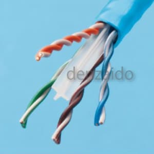 伸興電線 エコ電線 LAN用メタルケーブル カテゴリー6 0.5mm 4対 300m巻 EM-SKLAN-CAT6 0.5mm&times;4P&times;300m｜電材堂