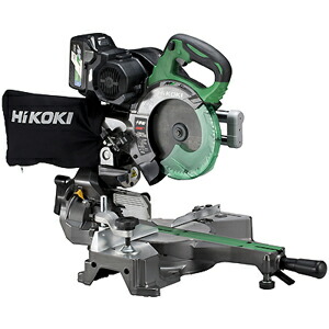 HiKOKI コードレス卓上スライド丸のこ 36V セット品 マルチボルトシリーズ 八寸切断(245mm) のこ刃外径φ165mm C3606DRB(K)(XPSZ)