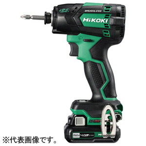 HiKOKI コードレス静音インパクトドライバ 10.8V 本体のみ リチウムイオン蓄電池用 最大限度トルク20N・m WHP12DA(NN)