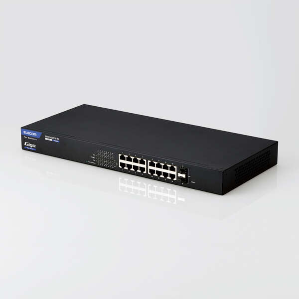 ELECOM 座標軸2 Giga相応う PoE Webかっこ良い取り替えっこ   EHB-SG2C16-PL