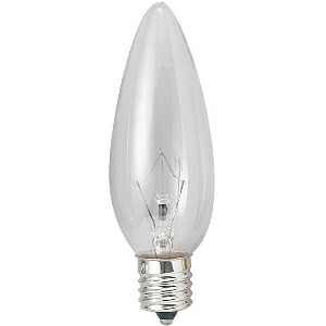 アサヒ 【ケース販売特価 25個セット】 シャンデリアランプ C32 110V10W 全光束:60lm 口金:E17 クリヤー C32E17110V-10W(C)_set