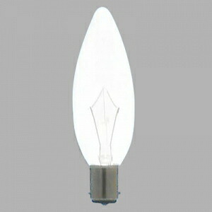 アサヒ 【お買い得品 100個仕掛ける】 外国で球シャンデリヤ C32 105V40W 全光束:380ルーメン 口金:B15D 白いこと C32B15D100/110V-40W(S)_100set