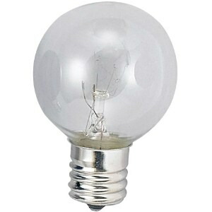 アサヒ 【お買い得品 100個セット】 ボール球 G40 110V5W 全光束:25lm 口金:E12 クリヤー G40E12110V-5W(C)_100set