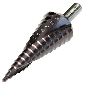 ジェフコム ブラックチタンステップドリル 丸軸 φ4～33 DSB-433RS｜電材堂 17,918円
