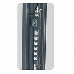 明工社 15A安全ブレーカ付ラック縦タイプ 縦・横兼用金具 ランプ付 VCT3m ハーネスプラグ付 MR7832NT3