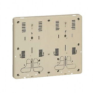 未来工業 【お買い得品 5個セット】 積算電力計・計器箱取付板 ベージュ BP-3WJ_5set