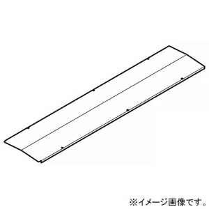 ネグロス電工 直線屋根形カバー 適合ラック幅400mm ステンレス製 S-CV40Y