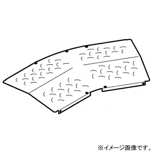ネグロス電工 水平ベンド屋根形カバー ノンスリップタイプ 角度30° 適合ラック幅400mm SD-CVA430NSY|電材堂