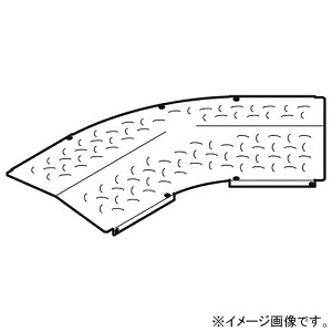 ネグロス電工 水平ベンド屋根形カバー ノンスリップタイプ 角度45° 適合ラック幅400mm SD-CVA445NSY|電材堂