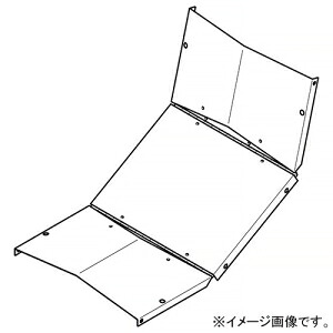 ネグロス電工 インサイドベンド自在屋根形カバー 適合ラック幅1200mm 溶融亜鉛めっき仕上げ Z-CVZVIF120Y