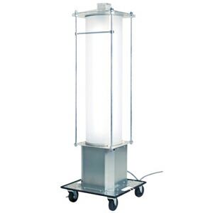 長谷川製造所 LED見晴らし 室内装飾工事用照明装置 はかり知る工事用縦型照明装置 全光束15900ルーメン 5000K キャスター付  なおなお書き05-HL
