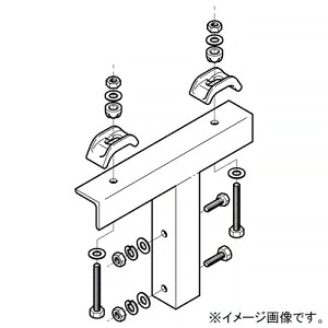 ネグロス電工 H形鋼支持金具 Z-65・75AG300用 適合フランジ幅200mm 溶融亜鉛めっき仕上げ Z-75AGH20|電材堂