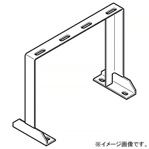 ネグロス電工 床面固定立上りケーブルラック用耐震架台 1列 幅490mm 標準塗装仕様 P-AGY4033|電材堂