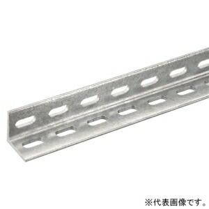 ネグロス電工 【製造会社直送品/代引っ張ること不可】 長穴付き添い人一角 大いさ65×65粍 定尺3m 熔かすジンクめっき仕上 Z-65AG300R