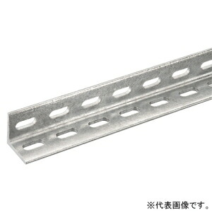 ネグロス電工 【製造会社直送品/代引っ張ること不可】 長穴付き添い人一角 大いさ75×75粍 定尺3m 熔かすジンクめっき仕上 Z-75AG300R