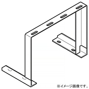 ネグロス電工 床面固定立上りケーブルラック用耐震架台 内足タイプ 1列 幅430mm 標準塗装仕様 P-AGY6523U|電材堂