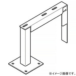 ネグロス電工 床面固定立上りケーブルラック用耐震架台 壁面接近・右側用 1列 幅440mm 溶融亜鉛めっき仕上げ Z-EGYK5023R