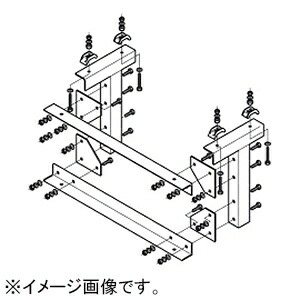 ネグロス電工 ケーブルラック制振システム用架台 H形鋼用 500×895mm 適合フランジ幅250mm ZBDSH2560-500