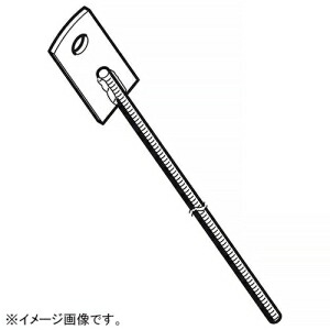 ネグロス電工 【製造業者直送品/代引っ張ること不可】 ターンバックルボルト(右ねじ雄螺子) BRTB1-W4用 長さ2000粍 BRF2000R-W4 花・ガーデン・DIY-電設配管支持部品-電設資材