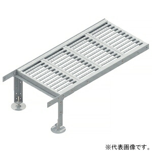 ネグロス電工 組立式歩廊架台 1段ステップ 延長キット 幅500×高さ350×長さ1250mm STP35125E|電材堂
