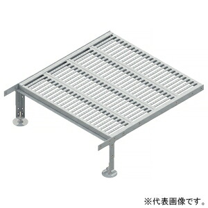 ネグロス電工 組立式歩廊架台 1段ステップ 延長キット 幅1020×長さ500mm STP3550E-100|電材堂