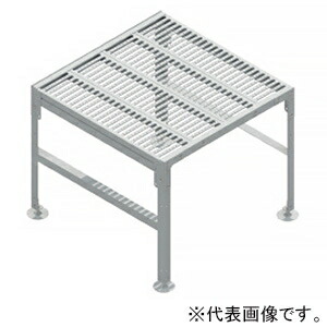 ネグロス電工 組立式歩廊架台 3段ステップ 階段なし 幅1020×歩廊部長さ1250mm STP85125NS-100